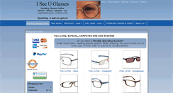 Desktop Screenshot of iseeuglasses.com